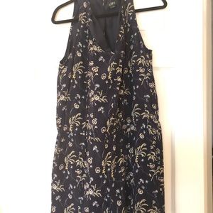 Loft navy floral romper